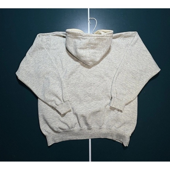 Vintage 90s Michigan State Hoodie Sweatshirt Men's XL Heather Gray Retro Heavy - Picture 6 of 15